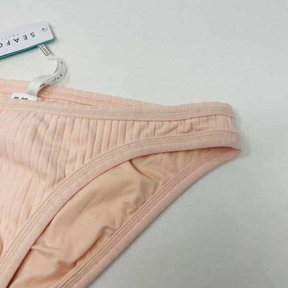 Seafolly Australia Womens Size 10 US Inka Rib Hipster Bikini Bottoms $72 1187 - Picture 4 of 7